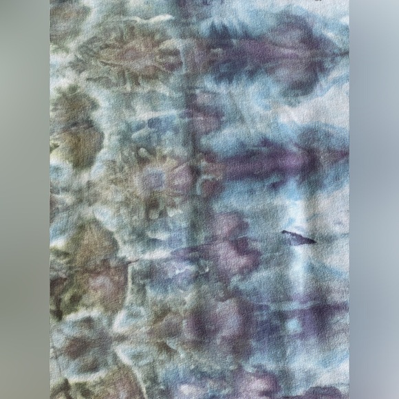 Sea Meets Sand: One of a Kind Ice Dyed Toddler Tee sz 2T Blue/Green/Brown/Purple - Picture 2 of 10